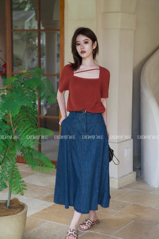 【门店同款】夏季玫瑰-设计感冰丝上衣 150912890 商品图2