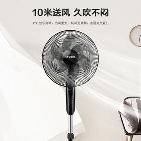 艾美特（AIRMATE）大风量家用机械电风扇节能轻音定时落地扇立式家用摇头落地式风扇 FS35-X26