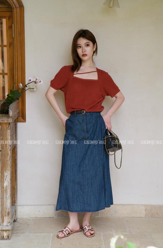 【门店同款】夏季玫瑰-设计感冰丝上衣 150912890 商品图4