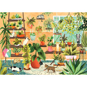 猫之家 1000片拼图 文创周边 Peter Pauper Press 英文原版 
House of Cats 1000 Piece Jigsaw Puzzle