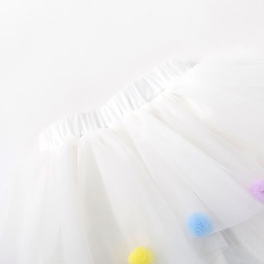 贝贝怡女童半身裙儿童蓬蓬裙夏季女孩短裙大童公主网纱裙子夏装 商品图6