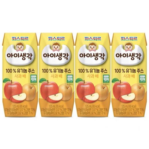 Pasteur宝宝心意苹果梨(125mlx4)파스퇴르 아이생각 사과배 商品图0
