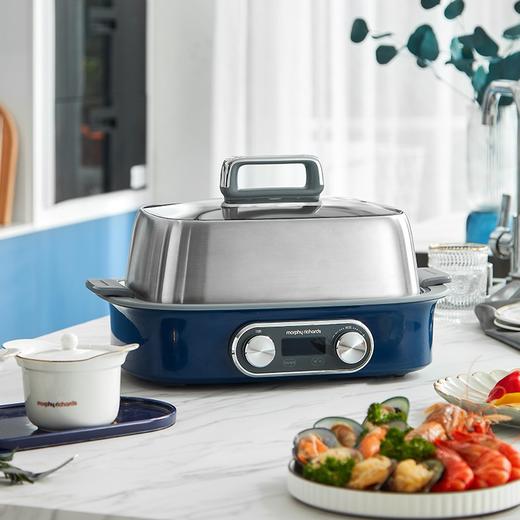 摩飞电器（Morphyrichards）电蒸锅家用极速蒸锅大容量单层不锈钢蒸炖锅蒸煮锅一体多功能锅MR1168 商品图3