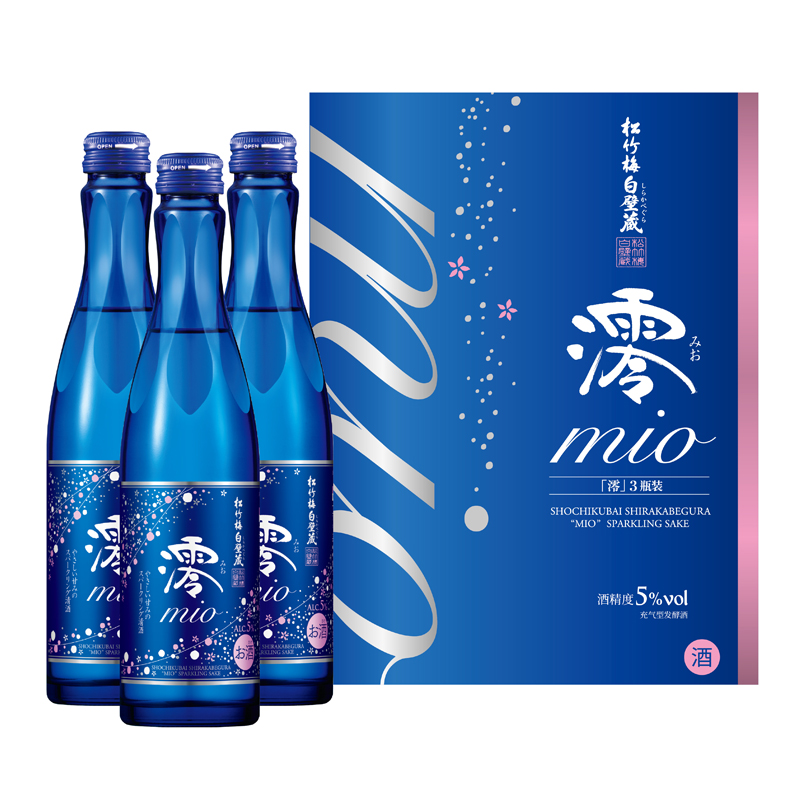 【3瓶礼盒装】清酒松竹梅白壁藏澪米酒发酵酒烧酒上选料理洋酒300ML*LFYC*