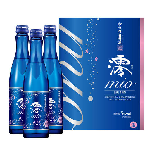 【3瓶礼盒装】清酒松竹梅白壁藏澪米酒发酵酒烧酒上选料理洋酒300ML*LFYC* 商品图0