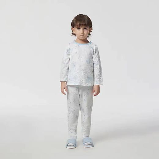 英氏童装睡衣裤宝宝夏季超薄提花透气长袖家居服内衣裤子2023新款YLCAJ1P007A YLTAJ1P007A 商品图1