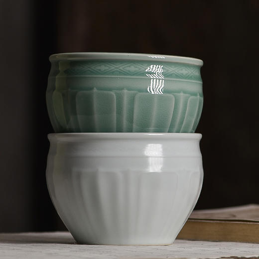 【庆学堂】青瓷笔洗 汝窑 玉青 商品图2