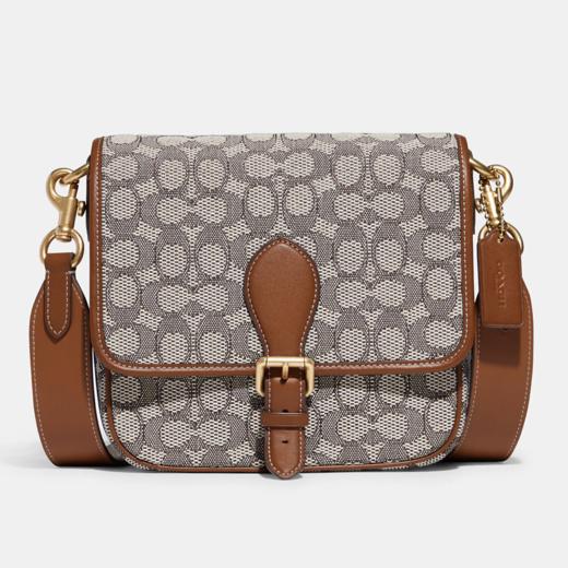 年中大促！Coach 专柜款 Frankie 提花马鞍包 商品图0