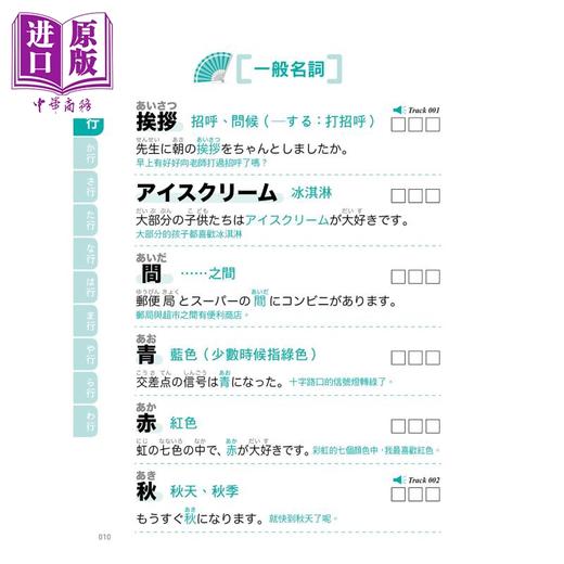 【中商原版】JLPT新日检【N5字汇】考前冲刺大作战 JLPT新日檢【N5字彙】考前衝刺大作戰 台版 原版参考工具书 日语学习考试 商品图4