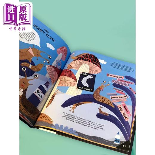 【中商原版】Gosia Herba 动植物科普儿童绘本2册套装 Powered by Plants 植物 Invented by Animals 动物 英文原版 进口图书 商品图3
