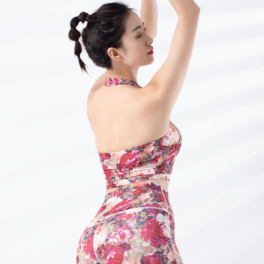 跃牌【洛水之神系列】印花高强度防震美背瑜伽背心 HN128（可拆卸胸垫） 商品图13