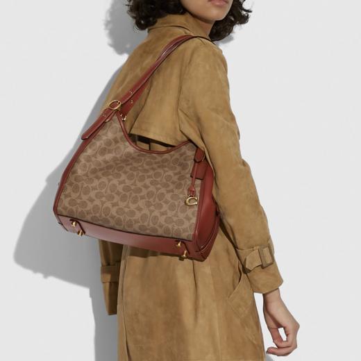 年中大促！Coach专柜款Lori单肩包 通勤必备容量大 商品图1