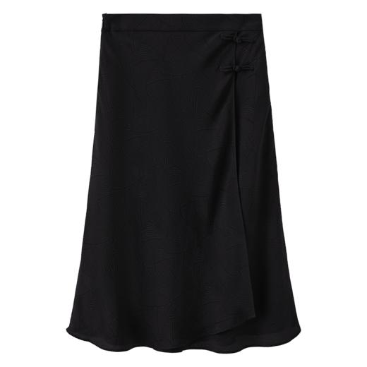 几何双绉斜纹裁向新中式真丝半裙（两色）FB4263236 商品图8