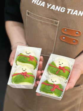 甜品 奶油糯米粽子·雪媚娘