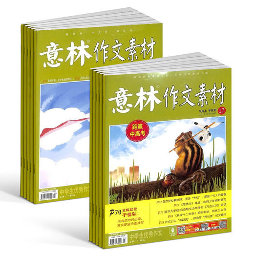 【老虎专享】意林作文素材杂志 全年共24期 商品图4