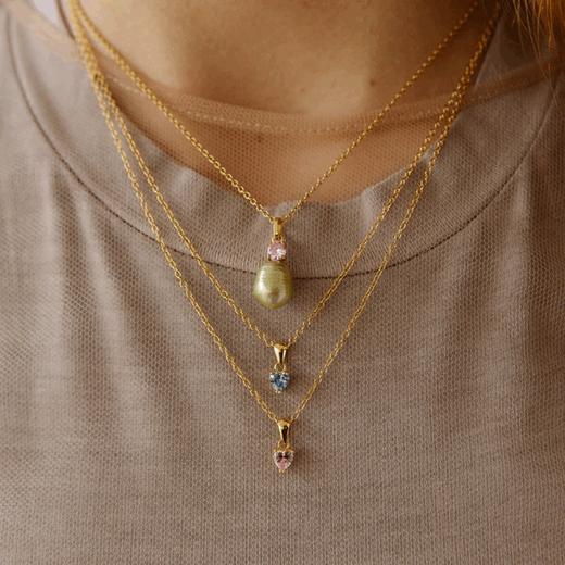 北京仓丨Wilhelmina Garcia-Bailarina-绿色 珍珠 项链［西班牙设计师］ 商品图1