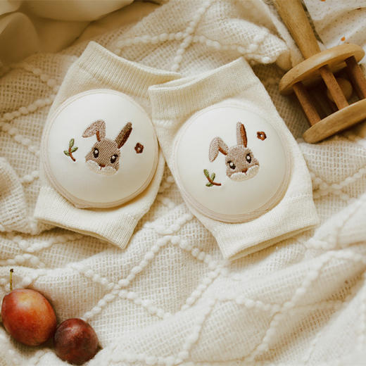 【宝宝学步护膝 健康亲肤透气】23年夏宝宝护膝爬行袜婴儿护膝防摔护具网眼透气儿童膝盖保护袜套 商品图12