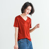 日本进口三醋酸T恤女短袖宽松T恤 圆领/V领 210206 商品缩略图7