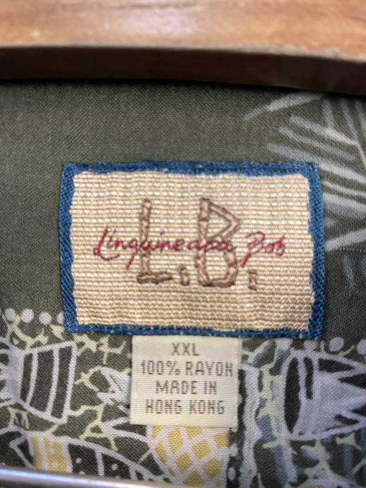 90年代 Vintage Linguine and Bob  香港制 夏威夷衬衫_HWIS(2XL) 商品图2