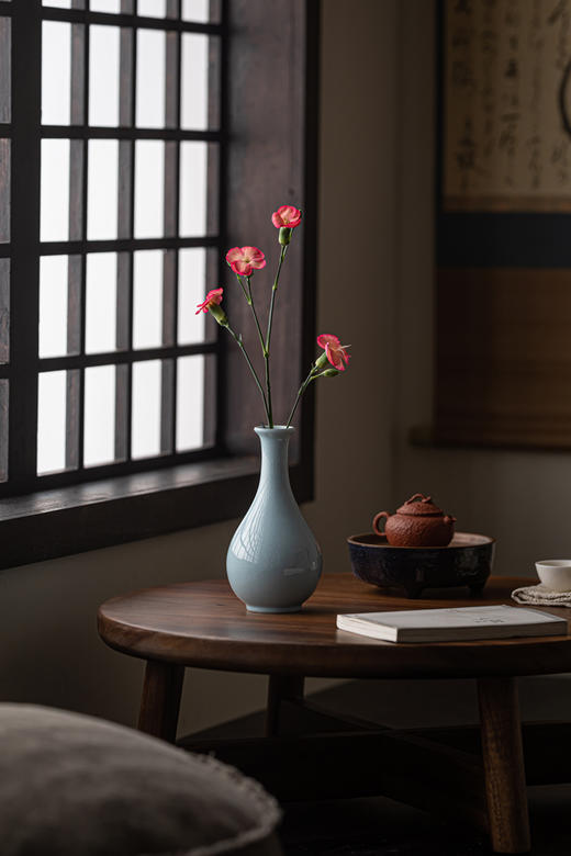 汝瓷玉壶春花瓶 商品图0