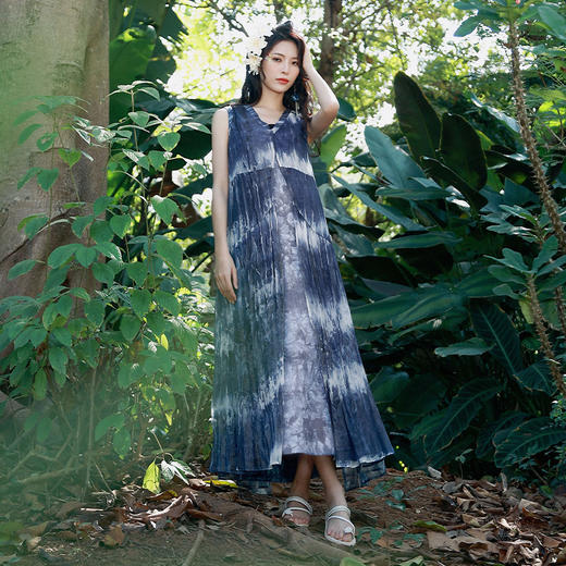 怀音扎染连衣裙 | 夏季美丽裙子 | 新增颜色 | 现货加急发 商品图3
