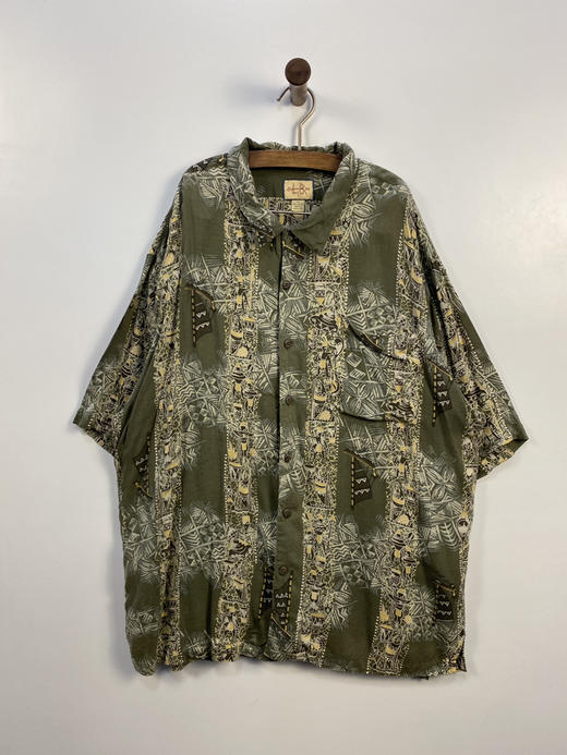 90年代 Vintage Linguine and Bob  香港制 夏威夷衬衫_HWIS(2XL) 商品图1
