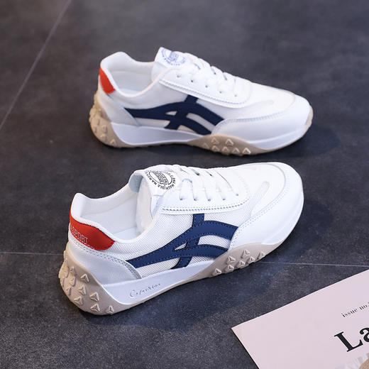 夏新韩版百搭透气小白运动休闲板鞋KL-NK122-1 商品图0