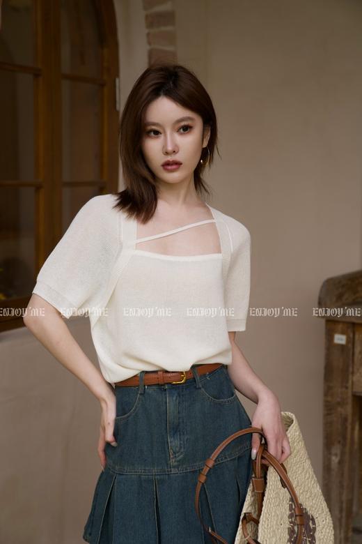 【门店同款】夏季玫瑰-设计感冰丝上衣 150912890 商品图6