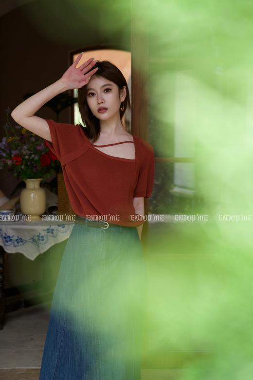 【门店同款】夏季玫瑰-设计感冰丝上衣 150912890 商品图3