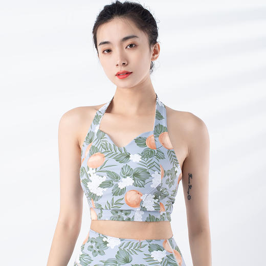 跃牌【洛水之神系列】印花高强度防震美背瑜伽背心 HN128（可拆卸胸垫） 商品图5