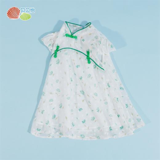贝贝怡童装女童连衣裙夏天儿童公主裙古风裙子中国风新款夏装 商品图9