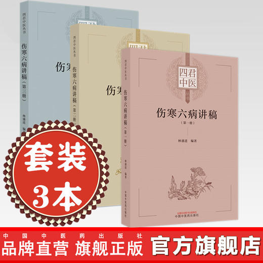 套装3本 伤寒六病讲稿 第一、二、三册 林盛进 著 中国中医药出版社 伤寒学伤寒论 经方直解 中医临床书籍 商品图0