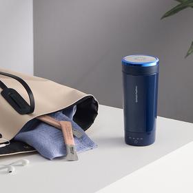 摩飞电器（Morphyrichards） 电热水壶便携式烧水壶旅行保温电热水杯316不锈钢烧水杯密封调温MR6060