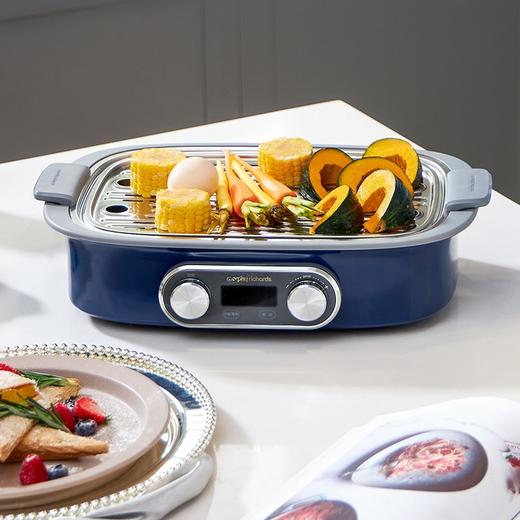 摩飞电器（Morphyrichards）电蒸锅家用极速蒸锅大容量单层不锈钢蒸炖锅蒸煮锅一体多功能锅MR1168 商品图4