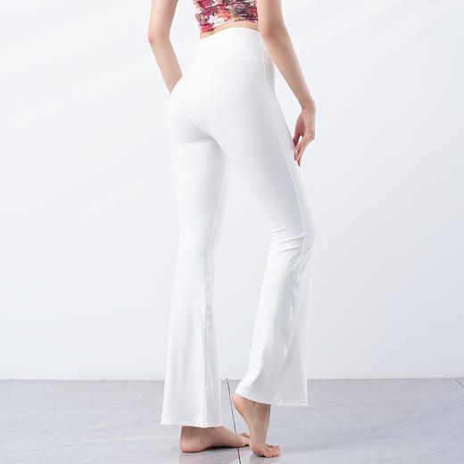 跃牌【洛水之神系列】修身显瘦高腰微喇瑜伽长裤YC024-1 商品图2