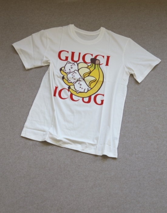 脑瓜子嗡嗡的吧 哈！情侣段 咕子的 联名合作款 香蕉喵 薄棉 短袖Tee