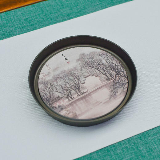 羽诗制造出品 江南竹语套装非遗竹编青瓷茶具陶瓷壶承文创礼盒 商品图2