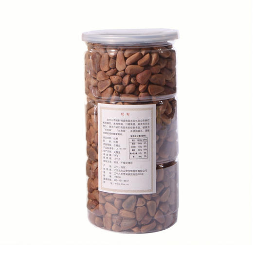 【东北手工采摘 松子】罐装松子480g 手工采摘当季鲜果颗颗酥脆满满松香 商品图0