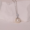 美裕 银925淡水珍珠吊坠（不含链） 11-12mm白 106577 商品缩略图2