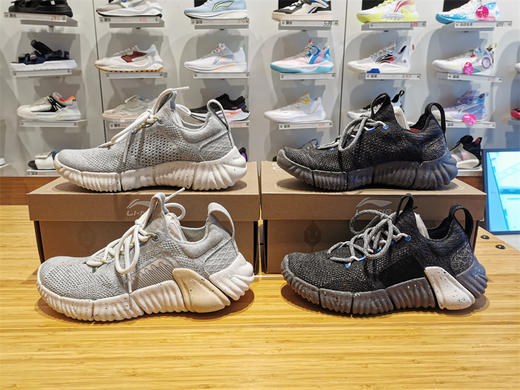 【39.5断码】李宁2023夏季新款时尚系列男子运动鞋休闲透气缓震跑步鞋 AGLT103【库存有限，如无货将做退款，介意慎拍！】 商品图2