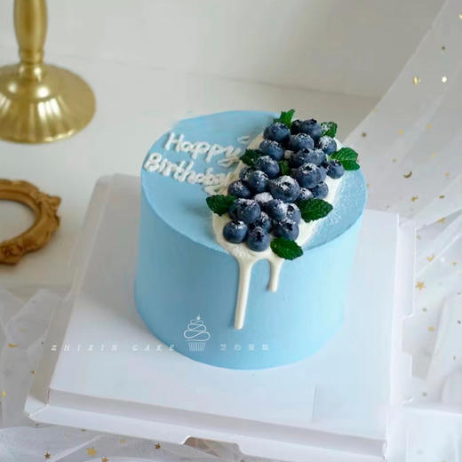 【碧落蓝莓】- 可选夹心冰淇淋蛋糕（需放到急冻保存） 商品图0