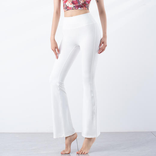 跃牌【洛水之神系列】修身显瘦高腰微喇瑜伽长裤YC024-1 商品图8