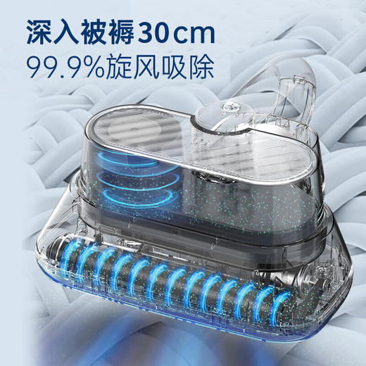 摩飞电器（Morphyrichards）除螨仪 双杯家用手持吸尘除螨机 大吸力床上拍打去螨虫机 热风祛湿紫外线杀菌机MR3101 商品图2