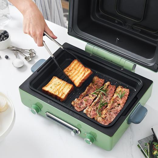 摩飞电器（Morphyrichards） 电烤箱家用煎烤一体机发酵解冻烤肉多功能锅小魔箱MR8800 商品图5