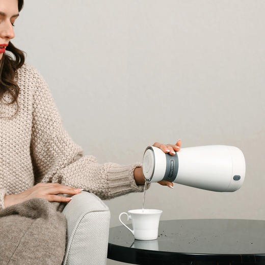 摩飞电器（Morphyrichards）自动加热电热水壶旅行出差便携式烧水壶316双层不锈钢真空保温MR6080 加热/保温/多功能500ml 商品图6