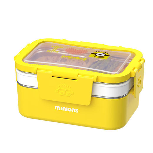 小黄人（Minions）  双层分割便当盒  MN-JBDH01 商品图1