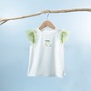 贝贝怡夏季儿童女宝宝夏装衣服时尚轻薄女孩短袖花边T恤飞袖上衣 商品缩略图10