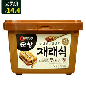 청정원순창된장清净元顺昌大酱500g