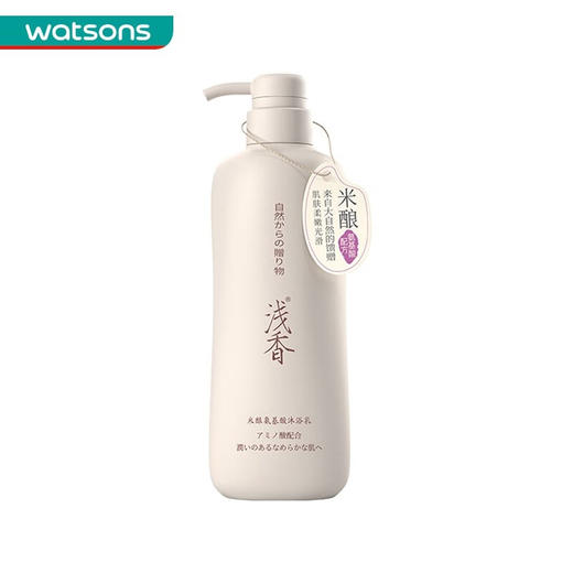 浅香（ASAKA）米酿氨基酸沐浴乳  沐浴露500g 商品图0