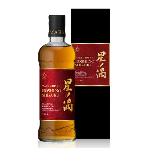 【有税版】本坊酒造 MARS星之滴红标威士忌700ml 日本进口洋酒 商品图0